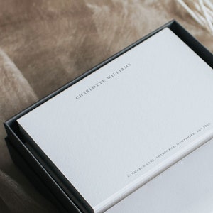 Elegant Personalised Correspondence Cards - Personalised stationery