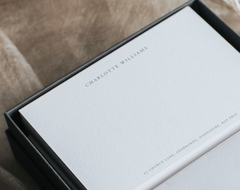 Elegant Personalised Correspondence Cards - Personalised stationery