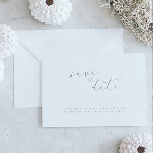 Tarjetas de invitación para guardar la fecha con un toque bohemio y elegante: tarjetas de invitación para guardar la fecha impresas con sobre: invitación para guardar la fecha personalizada