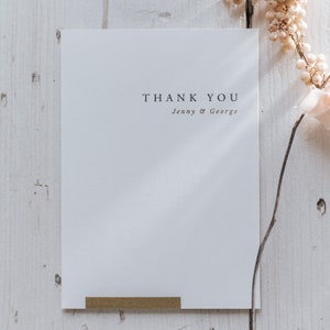 Wedding Thank You Cards Thank You Cards Personalised Greeting Cards Thank You Cards Wedding image 2
