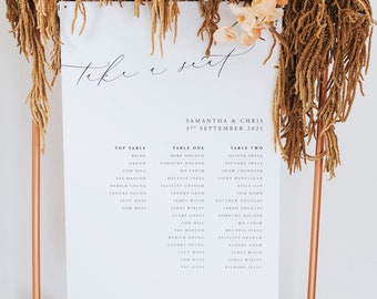 wedding reception seating planner - reception seating chart ideas - wedding table plan