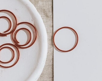 Rose Gold Büroklammern für Hochzeit - Goldene Spiral Büroklammern - Goldene Kreis Büroklammern