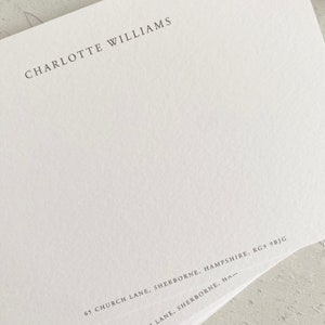 Elegant Personalised Correspondence Cards Personalised stationery image 6