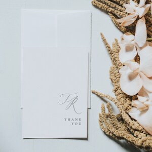 Diseño de tarjeta de agradecimiento de boda - Tarjetas de agradecimiento de boda a granel - Diseño de tarjeta de agradecimiento de boda