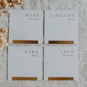 Tarjetas de nombre de boda - Asientos de invitados de boda - Tarjetas de lugar - Tarjetas de lugar de boda - Tabla de asientos de boda - Invitado de boda