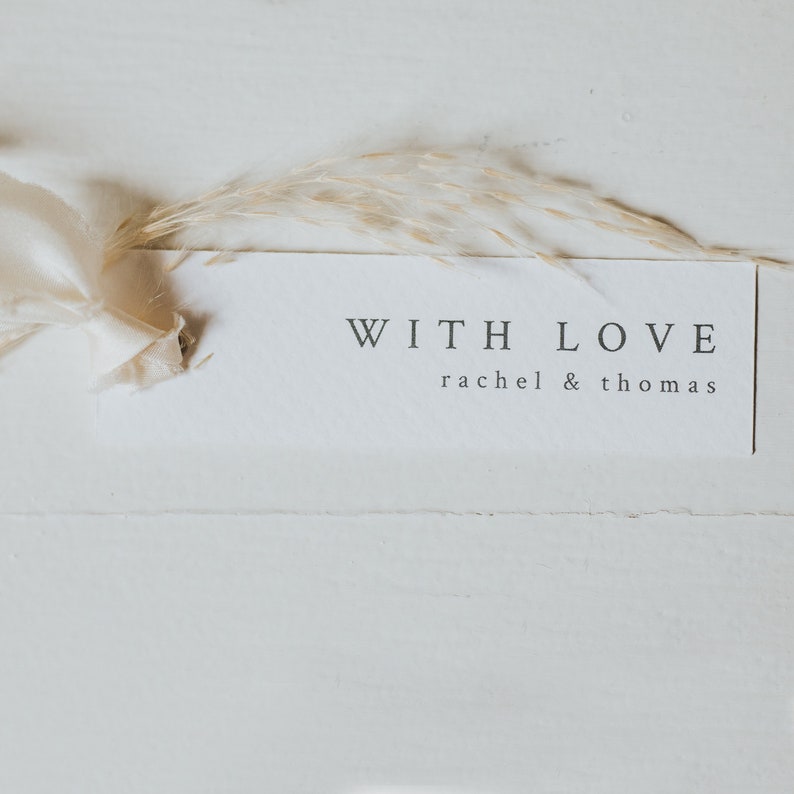 Printed favour tags wedding small details party gift tags