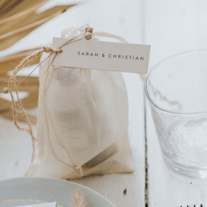 Wedding Tags Template | Printed Wedding Favor Tag | Wedding name tags | Wedding Favours