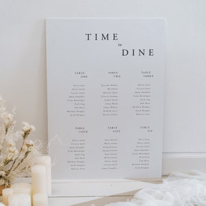 Table Plan Wedding - Seating Chart