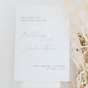Romantic Wedding Welcome Sign -  Wedding Sign Board
