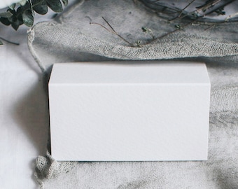 blank table name cards - tent fold place cards