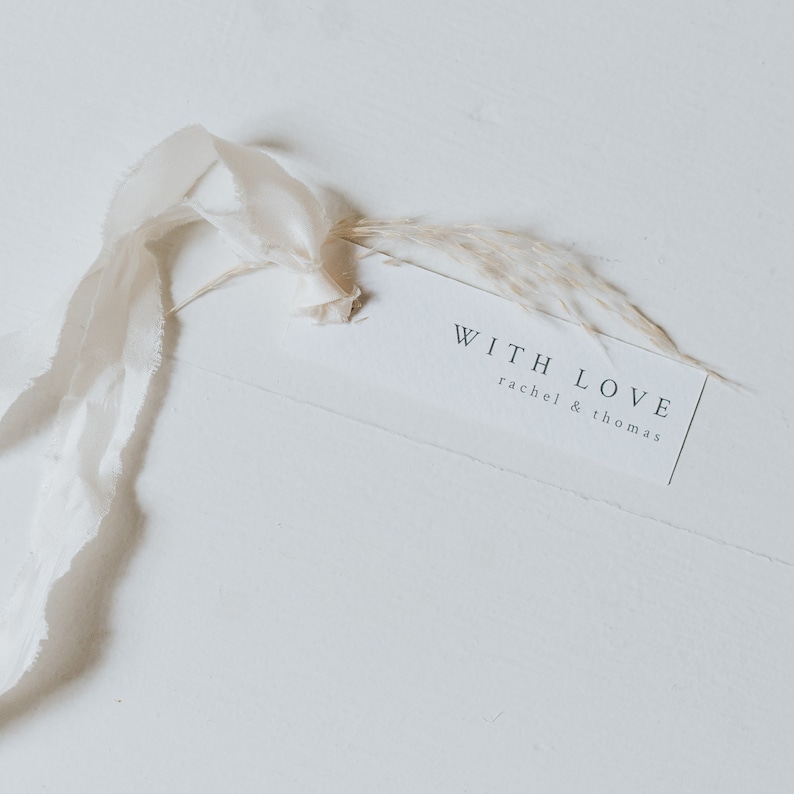 Printed favour tags wedding small details party gift tags