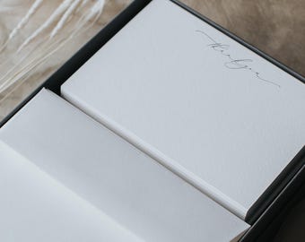 Pack of thank you cards wedding note cards with envelopes