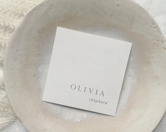 Square Name Place Cards Wedding Escort Cards, Wedding Name Tags
