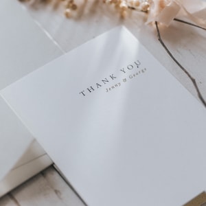 Hochzeit Dankeskarten - Dankeskarten - Personalisierte Grußkarten - Dankeskarten Hochzeit