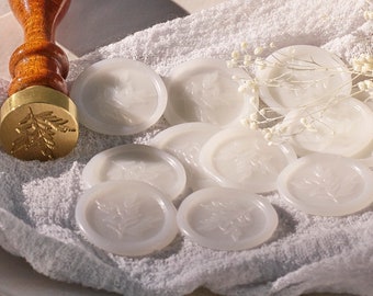 Vellum Clear Wax Seal for Wedding Invitations | Wax stamps | Wedding Stickers | Scrap booking |