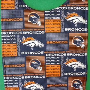 Adult/Teen Special Needs Bib in a Denver Broncos Print FREE SHIPPING
