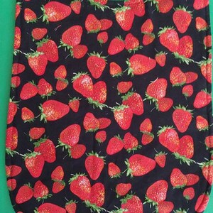 Adult /Teen Special Needs Strawberry Print Bib FREE SHIPPING