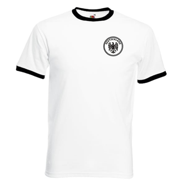 Camiseta del equipo de fútbol alemán Deutschland Deutsch Estilo retro alemán - Todas las tallas disponibles