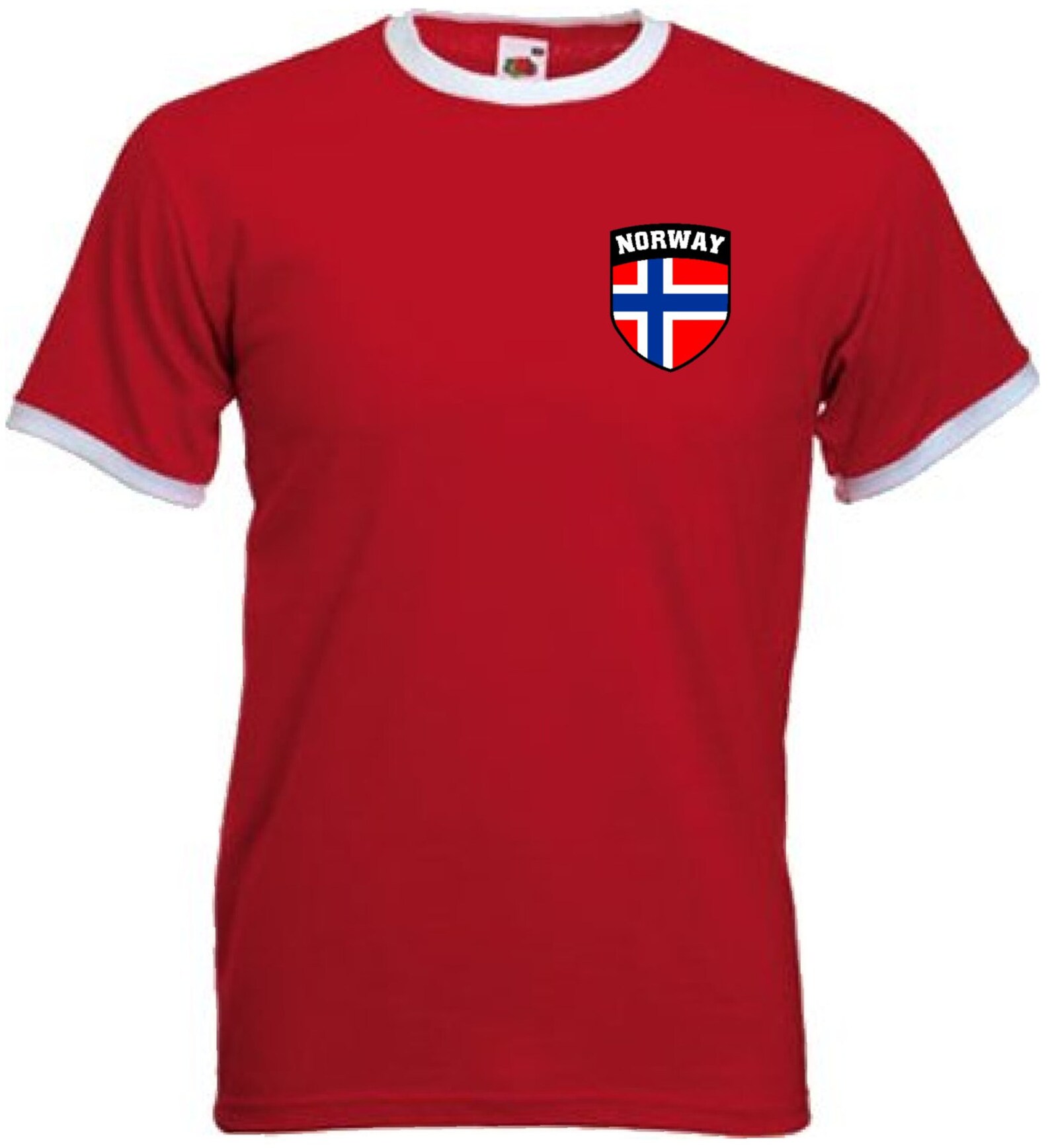 Écharpe Norvège Football - Double Face Norge/Drapeau - Laine Acrylique Douce - 144.8x17.8 Cm - Cadeau Fan - 5