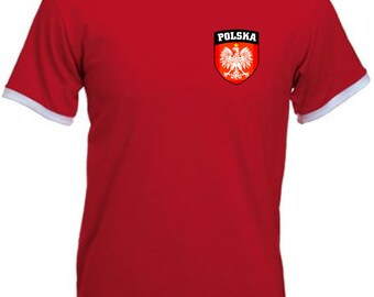 Poland Soccer National Team Football Retro Crest Mens Fleece Hoodie Sweatshirt Poland Soccer National Team Football Retro Crest Mens Fleece Hoodie Sweatshirt