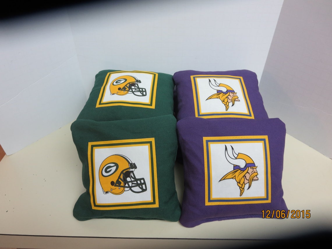House Divided Minnesota Vikings and Green Bay Packers Set Etsy
