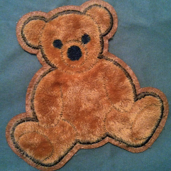 Parche de aplique de peluche de oso Kaylee de 6" x 6,25" para cosplay: ¡versión nueva y mejorada!