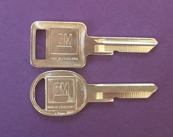 BOTH Keys! Original GM Uncut Supernatural Winchester Baby Impala Cosplay OEM Prop Keys