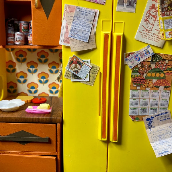 Dollhouse Fridge Printable Etsy Dollhouse Fridge Printable Etsy