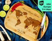 World - Personalized Cutting Board