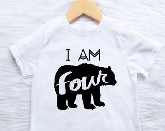 ANY AGE Birthday shirt CUSTOMIZABLE Colors Boys boh bear arrow 1st 2nd 3rd 4th 5th 6th 7th 8th 9th 10th 11th 12th 13th bday wild one boho