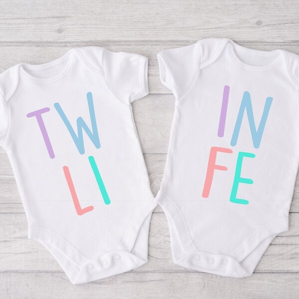 Twin Girl Onesies Etsy