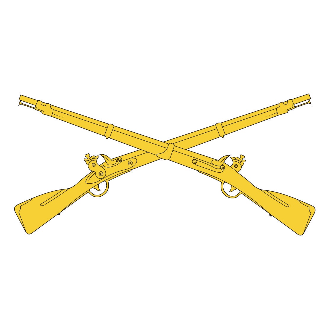 US Army Infantry Emblem Full Color Decal Sticker Many Etsy