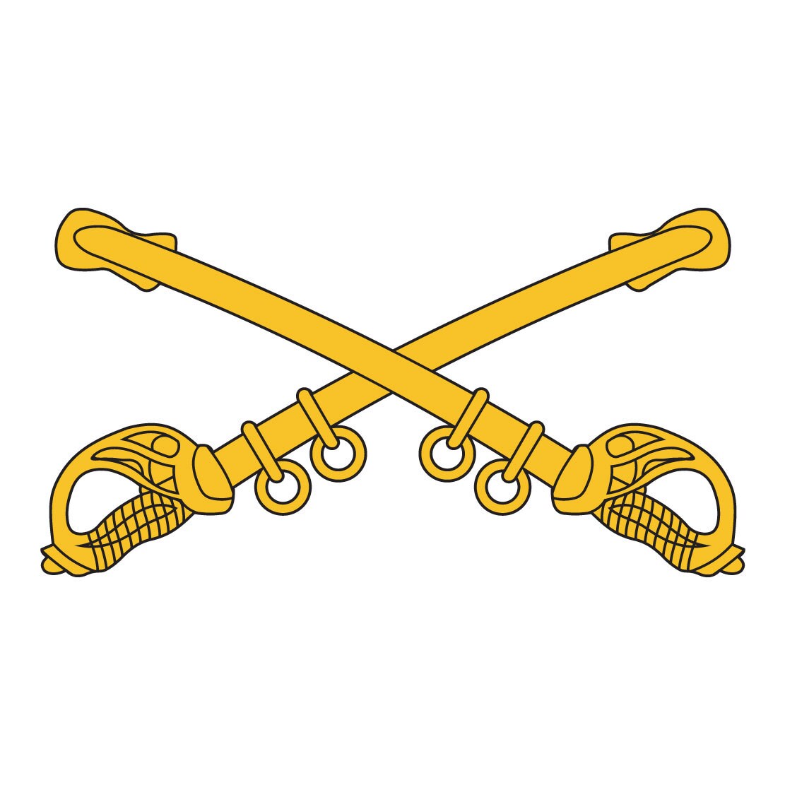 US Army Cavalry Emblem Patch Decal on 3M Reflective Vinyl Etsy