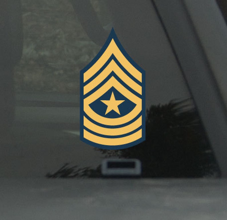 US Army Sergeant Major Of The Army E 9 Decal On 3M Etsy