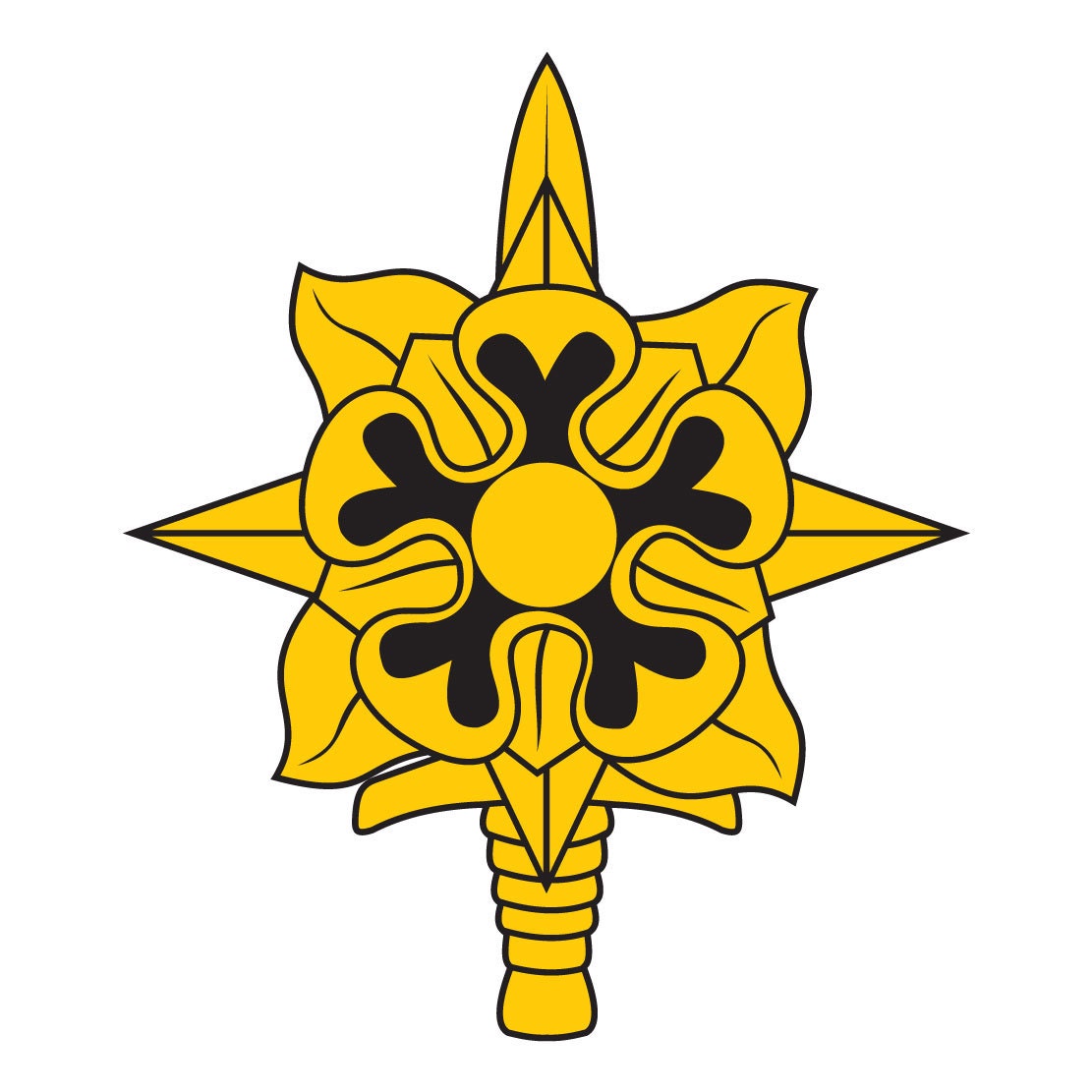 US Army Military Intelligence Emblem Full Color Decal Etsy