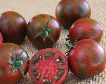 Tomato Purple Zebra 25 Tomato Seeds Cherry Tomato