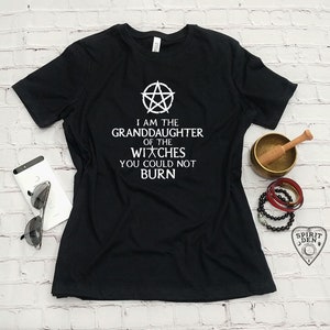 Witchy Clothing Trendy Plus Size Clothing Witch Shirt Granddaughter Gifts,