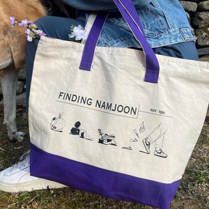 Série The Finding - Sacs fourre-tout, très grands avec fermeture à glissière, poche extérieure