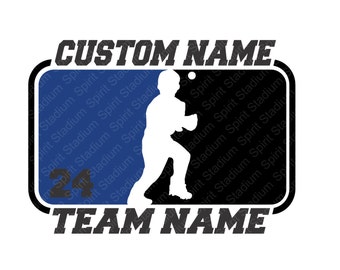 Custom Baseball Shirt - Team or School Spirit T-Shirt - You Choose Text/Colors/Position/Number