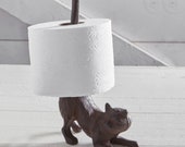 Cat Lover 39 s Toilet Paper Towel Holder Cast Iron