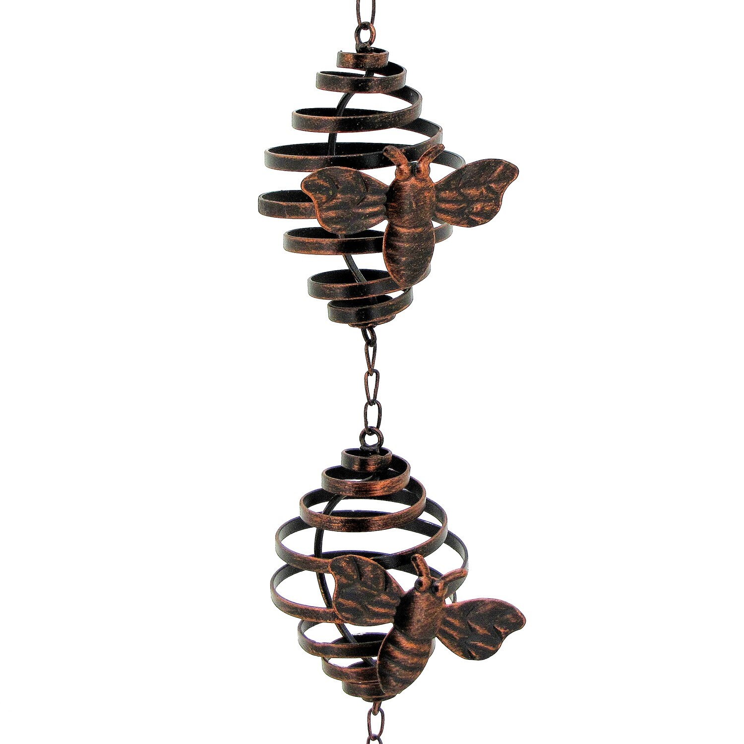 Outdoor Rain Chains 76 Handbrushed Antique Bronze Etsy