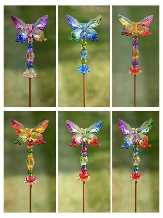 Butterfly Garden Stakes 20 3 assortedButterflies Etsy