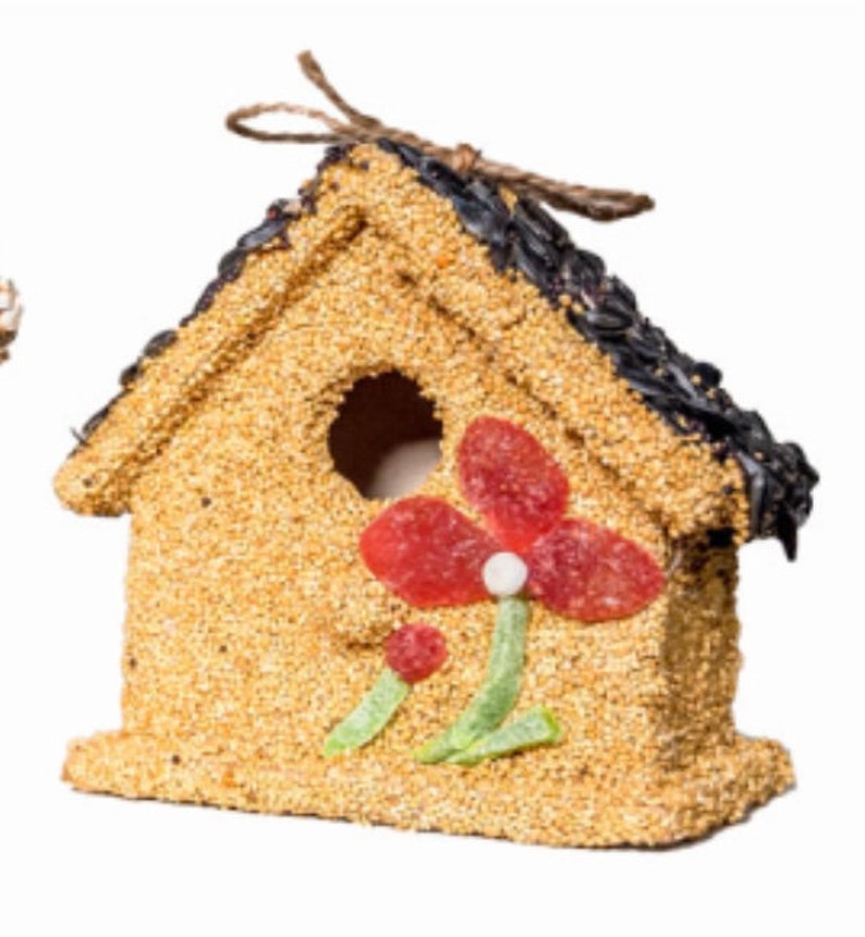 Birdseed Birdhouse Cottage Style Bird Lover's Gift Etsy