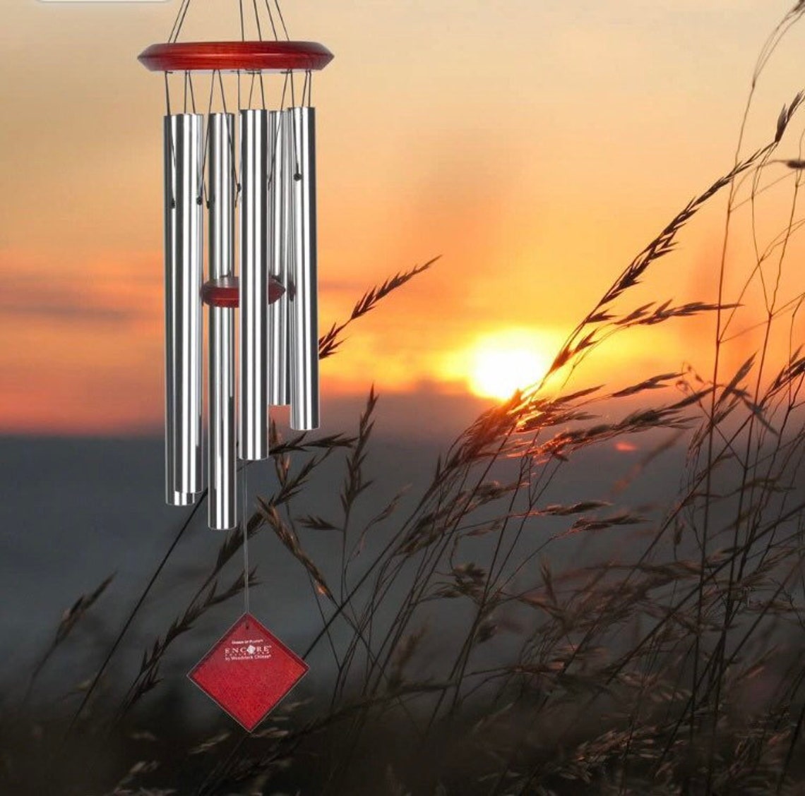 Wind Chime Chimes of PLUTO Silver Finish Windchime 27 Etsy