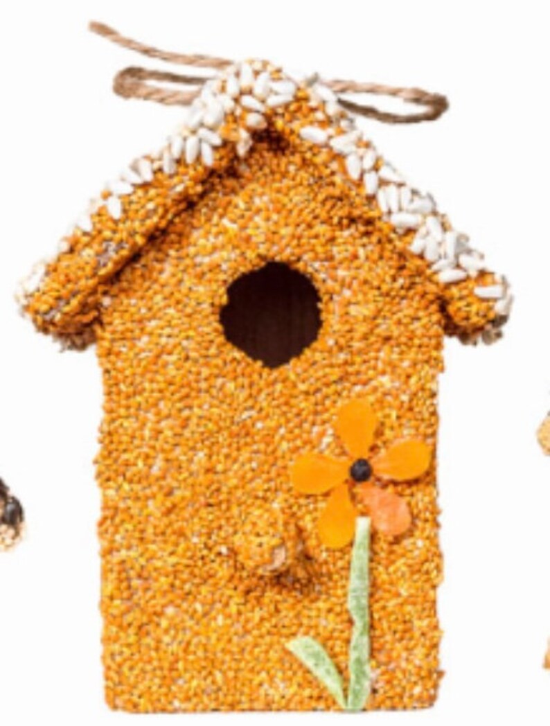 Birdseed Birdhouse Cottage Style Bird Lover's Gift Etsy