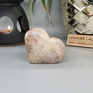 Valentine's Gift Ideas Pretty Rocks Palm Stone Meditation Manifestation Moon Stone Love Heart Crystal Craving Feminine Goddess Energy