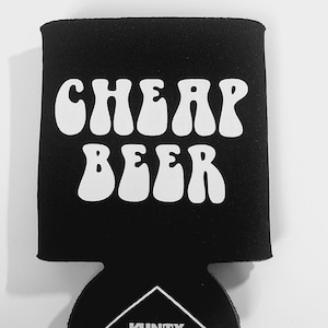 insulated drink sleeve, cheap beer can sleeve, vulgar drink, funny drink sleeve, stocking stuffers, Christmas, beer bottle, puff print