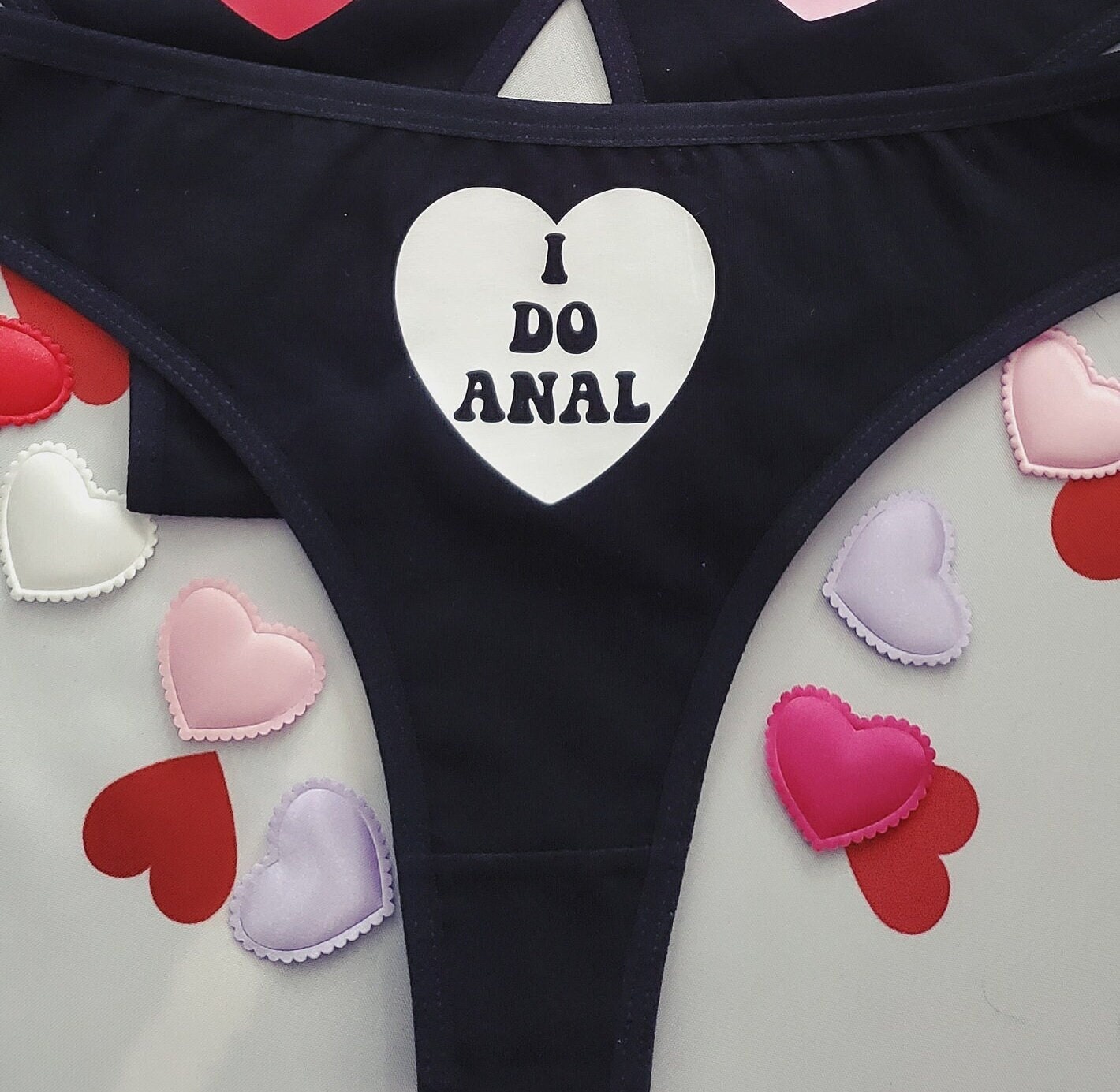 Valentine's Day Panties, Heart Shaped Thong, Sexy Lingerie, Gift for Her -   Canada