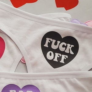 Valentine&#39;s Day Panties, Heart Shaped Thong, Sexy Lingerie, Gift for Her