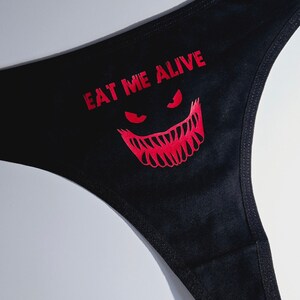 Halloween underwear, spooky, thong, panty, Halloween panties, costume, birthday gift, present, Halloween party, Halloween monster